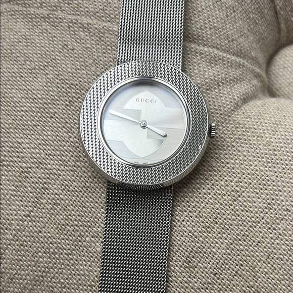 Silver Mesh Strap Watch - Picture 2 of 3